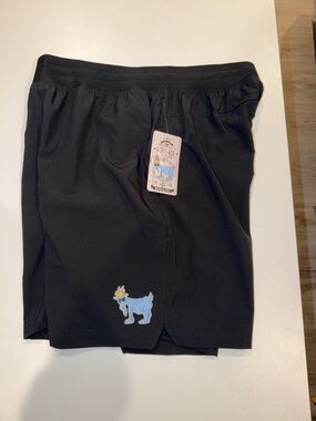 NWT Men’s GOAT USA OG Performance Shorts - Black - Size Medium